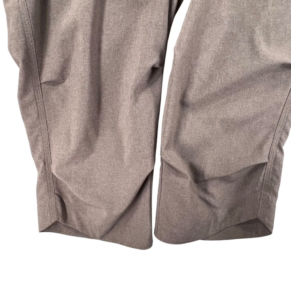 Marmot Taupe Brown Capri Pants Drawstring Elastic Waist Lightweight Med Hiking - Picture 5 of 13